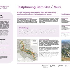 Plakat 03 Testplanung A0 Forum2022 Bypass Bern Ost